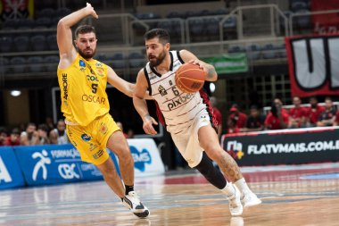 Rio de Janeiro, Rio de Janeiro, Brezilya - 12 Mart 2024: Flamengo x Sao Jose - Maracanazinho Stadyumu NBB.                          
