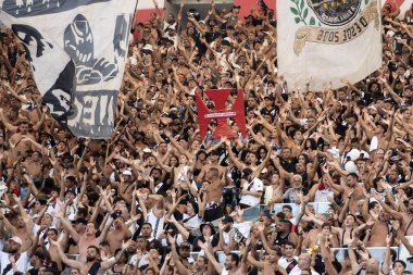 Rio de Janeiro, Rio de Janeiro, Brezilya - 17 Mart 2024. Nova Iguacu x Vasco, Maracana Stadyumu 'nda. Yarı final Campeonato Carioca.                    