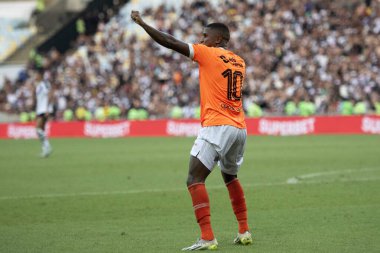 Rio de Janeiro, Rio de Janeiro, Brezilya - 17 Mart 2024. Nova Iguacu x Vasco, Maracana Stadyumu 'nda. Yarı final Campeonato Carioca.                    