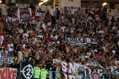 Rio de Janeiro (RJ), 09.04.2024 - FLUMINENSE X COLO-COLO (CHI) - Fluminense x Colo-Colo (CHI), Maracan 'daki Conmebol Libertadores grubunun ikinci turu.                                            