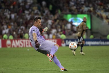 Rio de Janeiro (RJ), 09.04.2024 - FLUMINENSE X COLO-COLO (CHI) - Fluminense x Colo-Colo (CHI), Maracan 'daki Conmebol Libertadores grubunun ikinci turu.                                            