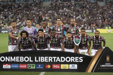 Rio de Janeiro (RJ), 09.04.2024 - FLUMINENSE X COLO-COLO (CHI) - Fluminense x Colo-Colo (CHI), Maracan 'daki Conmebol Libertadores grubunun ikinci turu.                                            