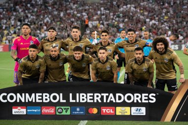 Rio de Janeiro (RJ), 09.04.2024 - FLUMINENSE X COLO-COLO (CHI) - Fluminense x Colo-Colo (CHI), Maracan 'daki Conmebol Libertadores grubunun ikinci turu.                                            