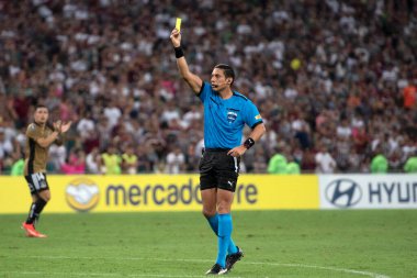 Rio de Janeiro (RJ), 09.04.2024 - FLUMINENSE X COLO-COLO (CHI) - Fluminense x Colo-Colo (CHI), Maracan 'daki Conmebol Libertadores grubunun ikinci turu.                                            