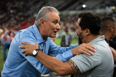 Rio de Janeiro, Rio de Janeiro, Brezilya - 10 Nisan 2024. Flamengo x Filistin (CHI) - Conmebol Libertadores.                    
