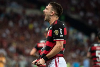 Rio de Janeiro, Rio de Janeiro, Brezilya - 10 Nisan 2024. Flamengo x Filistin (CHI) - Conmebol Libertadores.                    