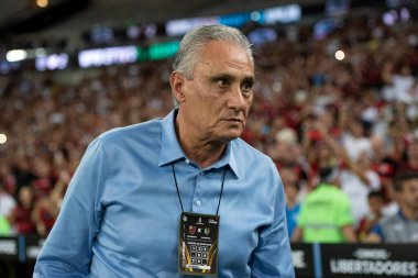 Rio de Janeiro, Rio de Janeiro, Brezilya - 10 Nisan 2024. Flamengo x Filistin (CHI) - Conmebol Libertadores.                    