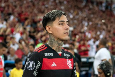 Rio de Janeiro, Rio de Janeiro, Brezilya - 10 Nisan 2024. Flamengo x Filistin (CHI) - Conmebol Libertadores.                    