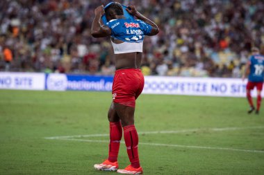 Rio de Janeiro, Rio de Janeiro, Brezilya - 13 Nisan 2024. Fluminense x Red Bull Bragantino - Campeonato Brasileiro.           