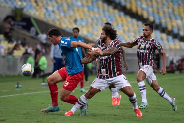 Rio de Janeiro, Rio de Janeiro, Brezilya - 13 Nisan 2024. Fluminense x Red Bull Bragantino - Campeonato Brasileiro.           