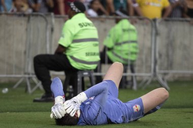 Rio de Janeiro, Rio de Janeiro, Brezilya - 13 Nisan 2024. Fluminense x Red Bull Bragantino - Campeonato Brasileiro.           