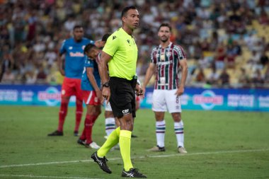 Rio de Janeiro, Rio de Janeiro, Brezilya - 13 Nisan 2024. Fluminense x Red Bull Bragantino - Campeonato Brasileiro.           