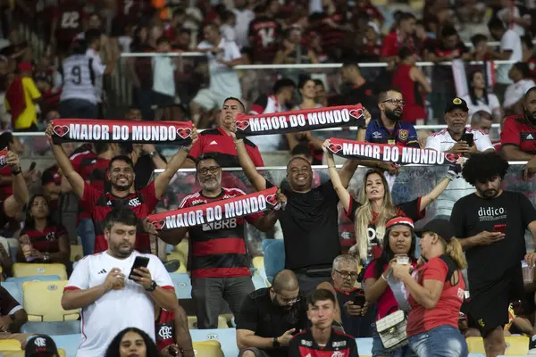 Rio de Janeiro, Rio de Janeiro, Brezilya - 10 Nisan 2024. Flamengo x Filistin (CHI) - Conmebol Libertadores.                    
