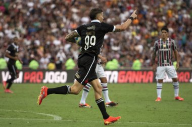 Rio de Janeiro, Rio de Janeiro, Brezilya - 20 Nisan 2024. Fluminense x Vasco - Maracan Stadyumu 'nda Campeonato Brasileiro.          