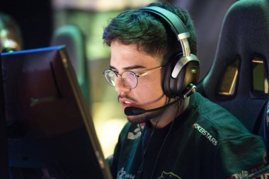 Rio de Janeiro, Rio de Janeiro, Brezilya - 19 Nisan 2024. Global Esports Tour RIO (GETRIO) 2024 Maracanazinho Stadyumu.                
