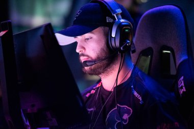 Rio de Janeiro, Rio de Janeiro, Brezilya - 19 Nisan 2024. Global Esports Tour RIO (GETRIO) 2024 Maracanazinho Stadyumu.                