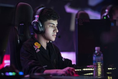 Rio de Janeiro, Rio de Janeiro, Brezilya - 19 Nisan 2024. Global Esports Tour RIO (GETRIO) 2024 Maracanazinho Stadyumu.                