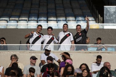 Rio de Janeiro, Rio de Janeiro, Brezilya - 20 Nisan 2024. Fluminense x Vasco - Maracan Stadyumu 'nda Campeonato Brasileiro.          