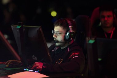 Rio de Janeiro, Rio de Janeiro, Brezilya - 19 Nisan 2024. Global Esports Tour RIO (GETRIO) 2024 Maracanazinho Stadyumu.                