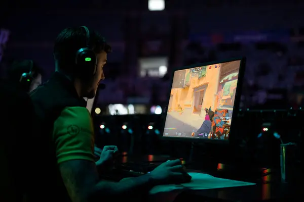 Rio de Janeiro, Rio de Janeiro, Brezilya - 19 Nisan 2024. Global Esports Tour RIO (GETRIO) 2024 Maracanazinho Stadyumu.                