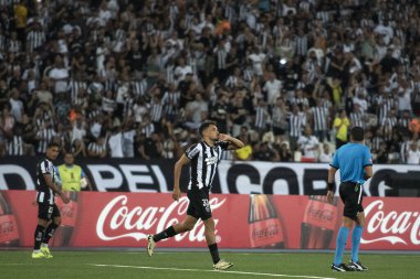 Rio de Janeiro, Rio de Janeiro, Brezilya - 24 Nisan 2024. Botafogo x Universitario (PER) - Nilton Santos Stadyumu 'nda Libertadores.                      