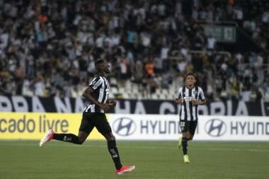 Rio de Janeiro, Rio de Janeiro, Brezilya - 24 Nisan 2024. Botafogo x Universitario (PER) - Nilton Santos Stadyumu 'nda Libertadores.                      