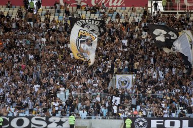 Rio de Janeiro, Rio de Janeiro, Brezilya - 28 Nisan 2024. Flamengo x Botafogo Brezilya Şampiyonası için Maracana Stadyumu 'nda.                    