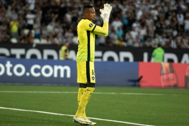 Rio de Janeiro, Rio de Janeiro, Brezilya - 24 Nisan 2024. Botafogo x Universitario (PER) - Nilton Santos Stadyumu 'nda Libertadores.                      