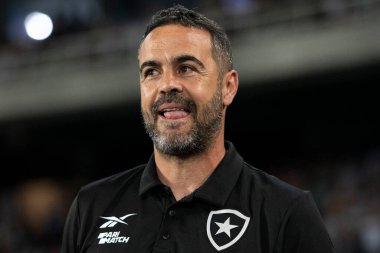 Rio de Janeiro, Rio de Janeiro, Brezilya - 24 Nisan 2024. Botafogo x Universitario (PER) - Nilton Santos Stadyumu 'nda Libertadores.                      