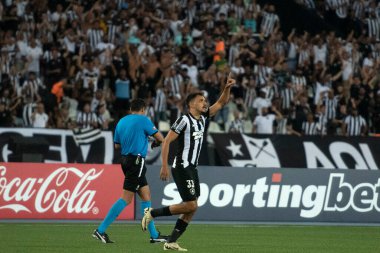 Rio de Janeiro, Rio de Janeiro, Brezilya - 24 Nisan 2024. Botafogo x Universitario (PER) - Nilton Santos Stadyumu 'nda Libertadores.                      