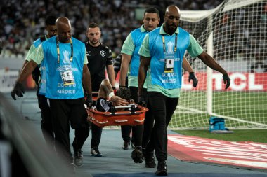 Rio de Janeiro, Rio de Janeiro, Brezilya - 24 Nisan 2024. Botafogo x Universitario (PER) - Nilton Santos Stadyumu 'nda Libertadores.                      