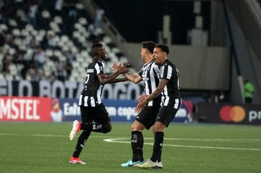 Rio de Janeiro, Rio de Janeiro, Brezilya - 24 Nisan 2024. Botafogo x Universitario (PER) - Nilton Santos Stadyumu 'nda Libertadores.                      
