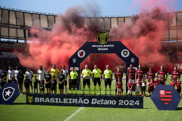 Rio Janeiro Rio Janeiro Brasil April 2024 Flamengo Botafogo Maracana – stockfoto