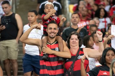 Rio de Janeiro (RJ), 01 / 05 / 2024 - FLAMENGO X AMAZONAS - Maracan Stadyumu 'ndaki Copa do Brasil' in ilk maçı için Flamengo x Amazonas arasındaki maç.                    
