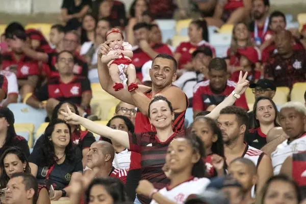 Rio Janeiro 2024 Flamengo Amazonas Матч Между Flamengo Amazonas Первой Стоковое Фото
