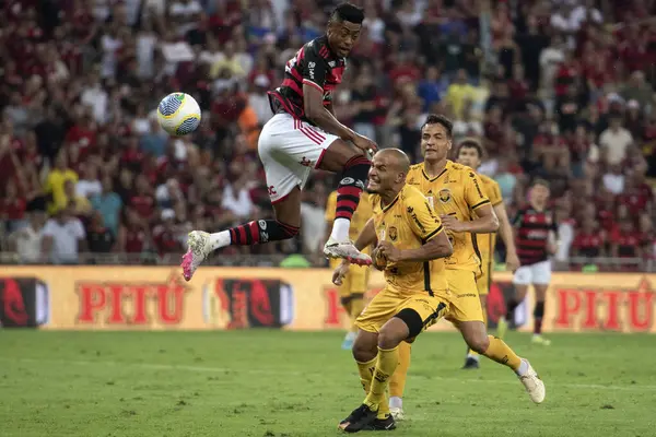 Rio Janeiro 2024 Flamengo Amazonas Матч Между Flamengo Amazonas Первой Стоковое Фото