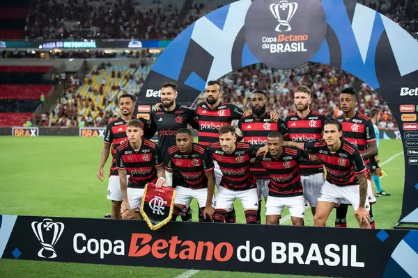 Rio Janeiro 2024 Flamengo Amazonas Spiel Zwischen Flamengo Amazonas Für Stockfoto