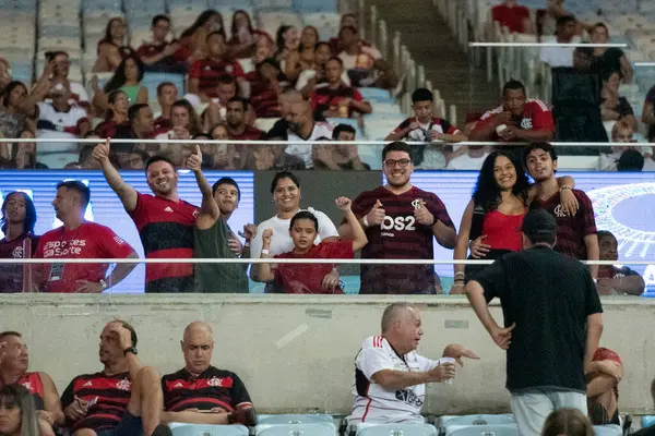 리우데자네이루 2024 Flamengo Amazonas Flamengo Amazonas Maracan Stadium의 Copa Brasil의 스톡 이미지