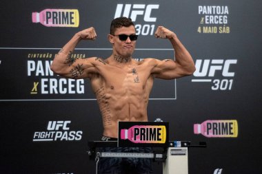 Rio de Janeiro (RJ), 03 / 05 / 2024 - UFC301: PESAGEM OFICIAL - Fighter Caio Borralho UFC 301 - Windsor Marapendi Otel 'deki PANTOJA x ERCEG.