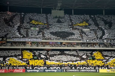 Rio de Janeiro, Rio de Janeiro, Brezilya - 08 Mayıs 2024. Botafogo x LDU (EQU), Nilton Santos Stadyumu 'ndaki Libertadores.          