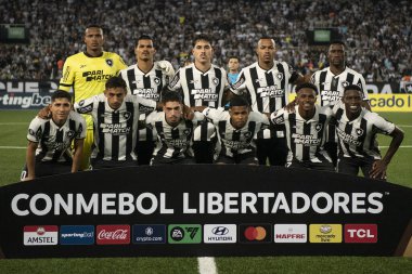 Rio de Janeiro, Rio de Janeiro, Brezilya - 08 Mayıs 2024. Botafogo x LDU (EQU), Nilton Santos Stadyumu 'ndaki Libertadores.          