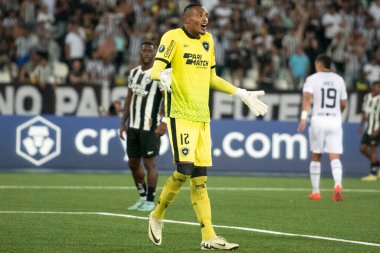 Rio de Janeiro, Rio de Janeiro, Brezilya - 08 Mayıs 2024. Botafogo x LDU (EQU), Nilton Santos Stadyumu 'ndaki Libertadores.          