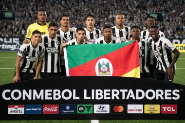 Rio de Janeiro, Rio de Janeiro, Brezilya - 08 Mayıs 2024. Botafogo x LDU (EQU), Nilton Santos Stadyumu 'ndaki Libertadores.          
