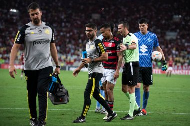 Rio de Janeiro, Rio de Janeiro, Brezilya - 15 Mayıs 2024. Flamengo x Bolivar (BOL), Maracana Stadyumu 'ndaki Libertadores.           