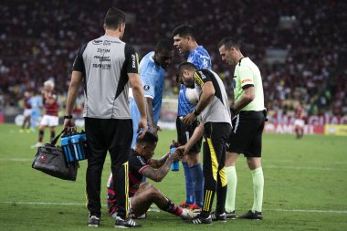 Rio de Janeiro, Rio de Janeiro, Brezilya - 15 Mayıs 2024. Flamengo x Bolivar (BOL), Maracana Stadyumu 'ndaki Libertadores.           