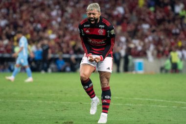 Rio de Janeiro, Rio de Janeiro, Brezilya - 15 Mayıs 2024. Flamengo x Bolivar (BOL), Maracana Stadyumu 'ndaki Libertadores.           