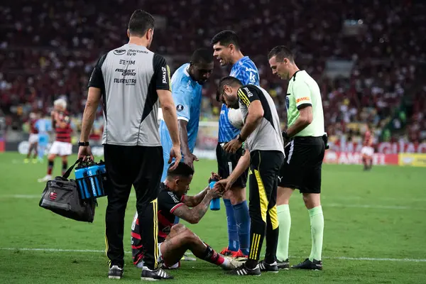 Rio de Janeiro, Rio de Janeiro, Brezilya - 15 Mayıs 2024. Flamengo x Bolivar (BOL), Maracana Stadyumu 'ndaki Libertadores.           