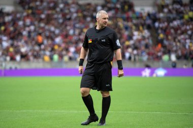 Rio de Janeiro, Rio de Janeiro, Brezilya - 26 Mayıs 2024. Birlik ve Umut Takımı, Maracana Stadyumu 'nda Dayanışma maçı.               
