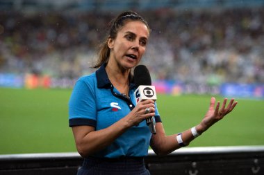 Rio de Janeiro, Rio de Janeiro, Brezilya - 26 Mayıs 2024. Birlik ve Umut Takımı, Maracana Stadyumu 'nda Dayanışma maçı.               