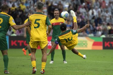 Rio de Janeiro, Rio de Janeiro, Brezilya - 26 Mayıs 2024. Birlik ve Umut Takımı, Maracana Stadyumu 'nda Dayanışma maçı.               